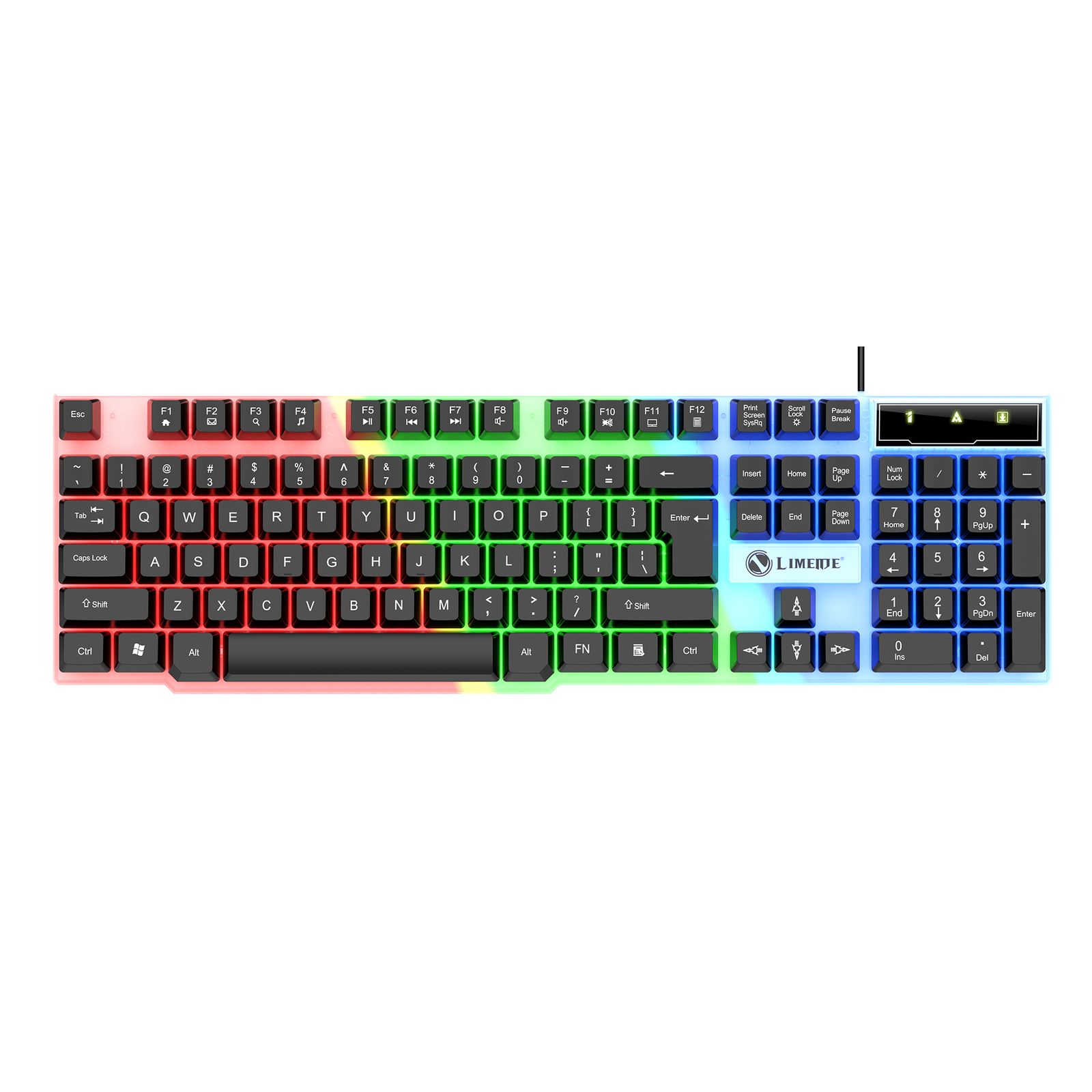 کیبورد باسیم لایمید مدل TX30 RGB 