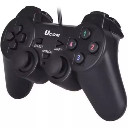 دسته بازی تک شوکدار سیمی Ucom-704